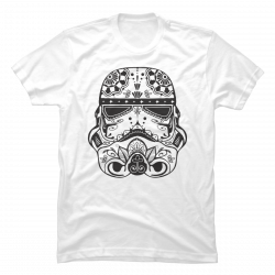 stormtrooper sugar skull t shirt